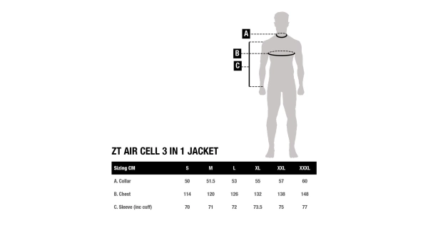 NASH - Bunda Zero Tolerance Air Cell 3 in 1 Jacket vel. 2XL